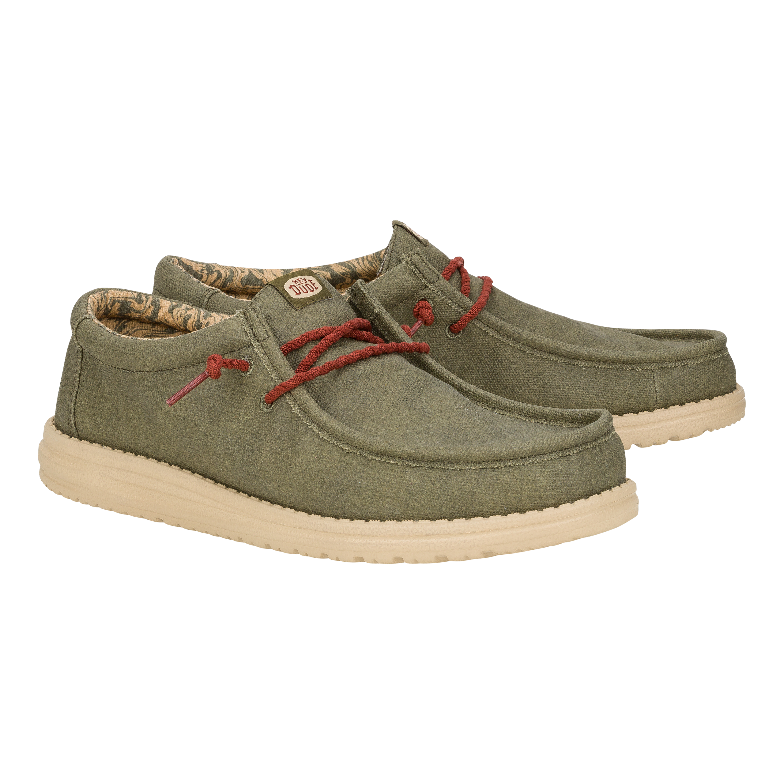 Wally Waxed Canvas Olive - Image 2