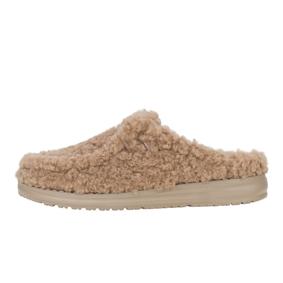 Wendy Slipper – Cozy Timber Wolf