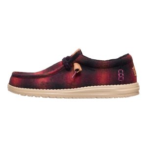 Wally Cozy Plaid – Red Plaid/Black