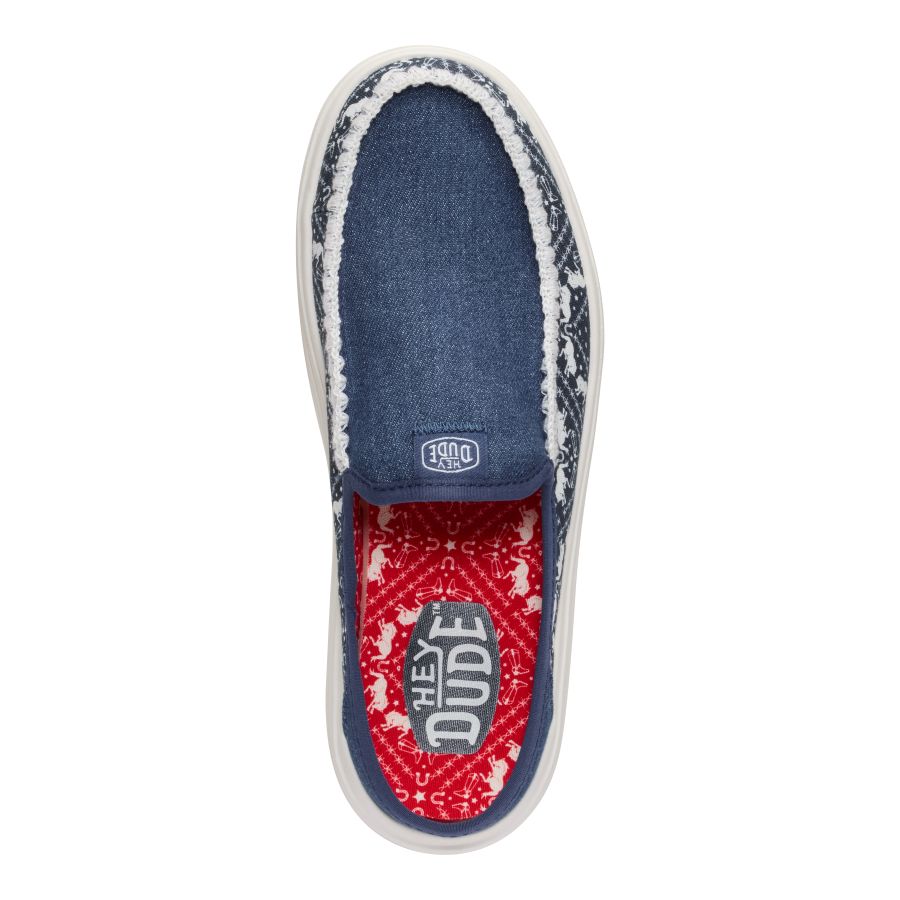 Austin Lift Denim Bandana – Blue Denim - Image 6